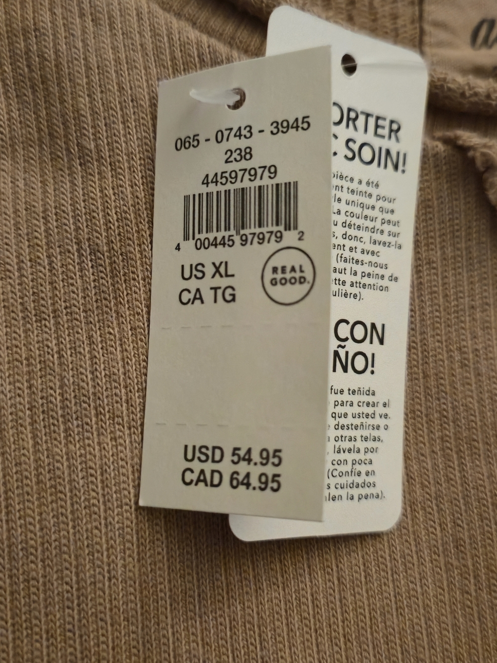 aerie Crewneck Sweatshirt - Taupe - Picture 4 of 6